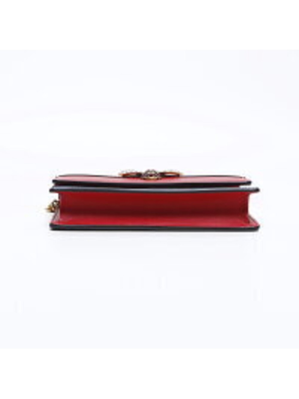 Gucci Queen Margaret White Red Navy Bee-Embellished Chain Crossbody - Picture 10 of 16
